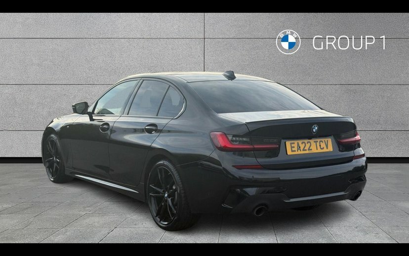 BMW 3 Series 2.0 320I M Sport Saloon 184 Ps Black #2