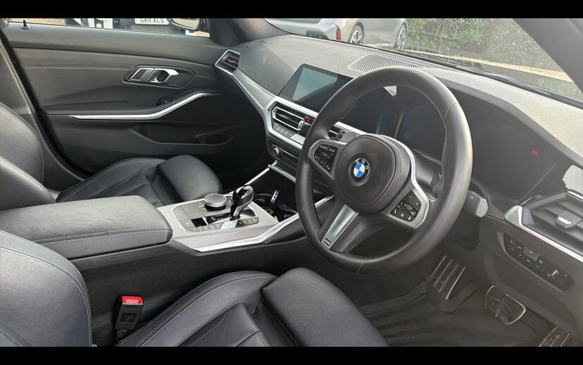 BMW 3 Series 2.0 320I M Sport Saloon 184 Ps Black #6