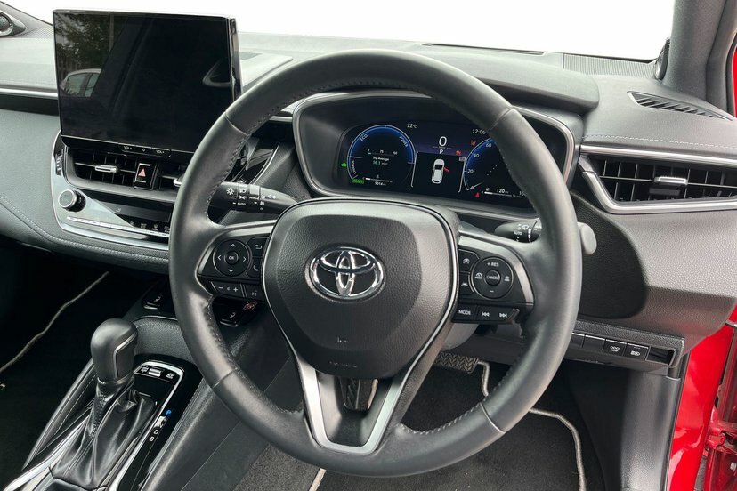Toyota Corolla 1.8 Vvt-h Excel Hatchback Hybrid Cvt 1 Black #6