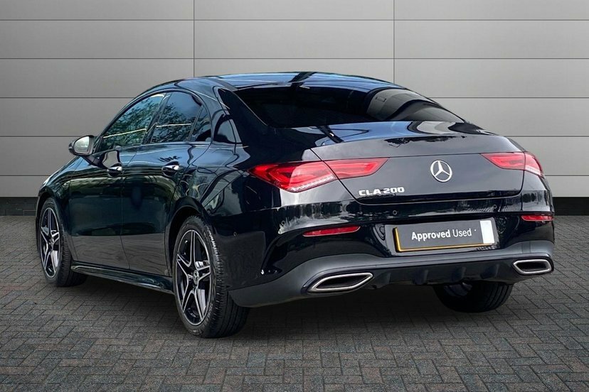 Mercedes-Benz CLA Class 1.3 Cla200 Amg Line Premium Coupe 7G- Black #2