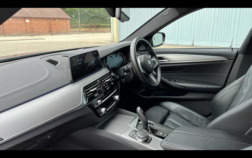 BMW 5 Series White #7
