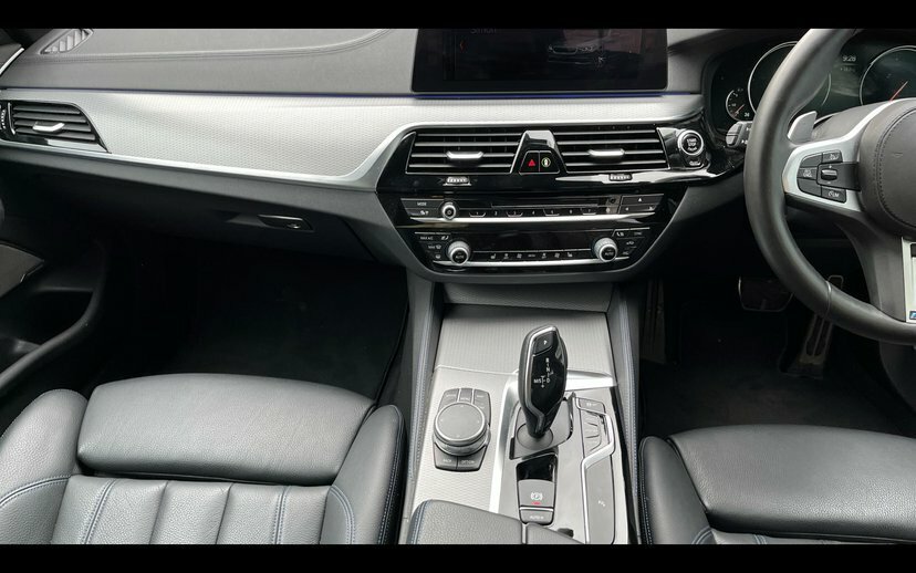 BMW 5 Series White #10