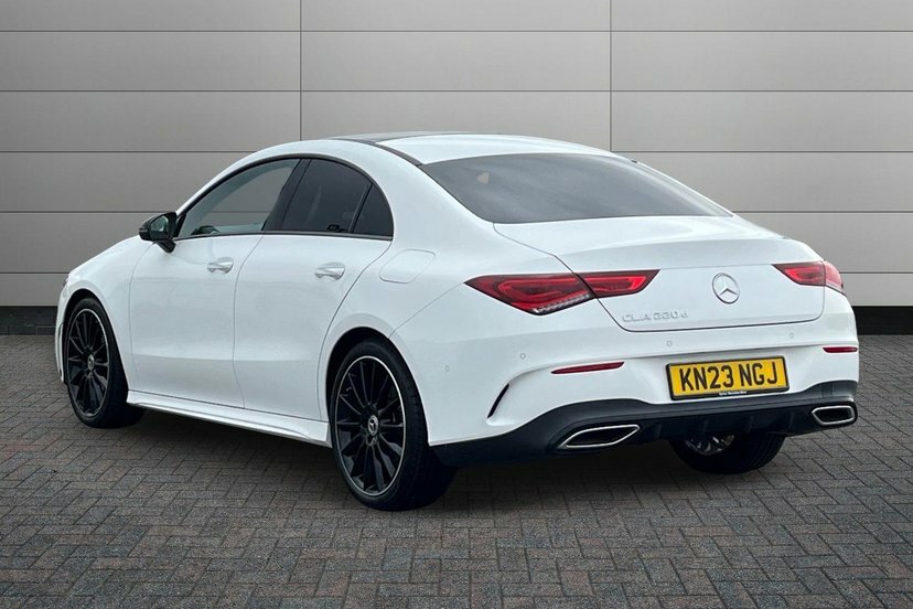 Mercedes-Benz CLA Class 2.0 Cla220d Amg Line Night Edition Premium Plus White #2