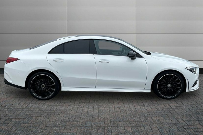 Mercedes-Benz CLA Class 2.0 Cla220d Amg Line Night Edition Premium Plus White #3