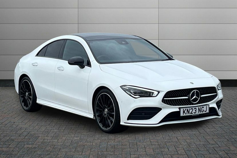 Mercedes-Benz CLA Class 2.0 Cla220d Amg Line Night Edition Premium Plus White
