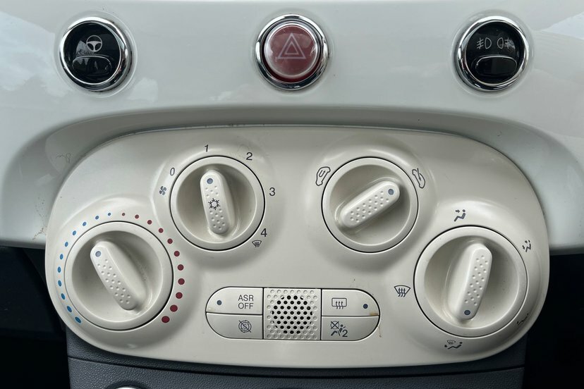 Fiat 500 S White #29