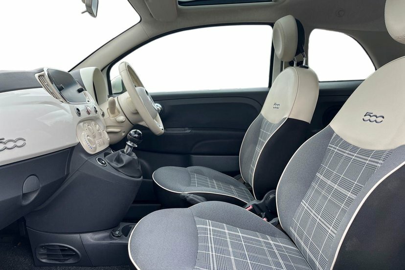 Fiat 500 1.2 Lounge Hatchback 69 Bhp White #2