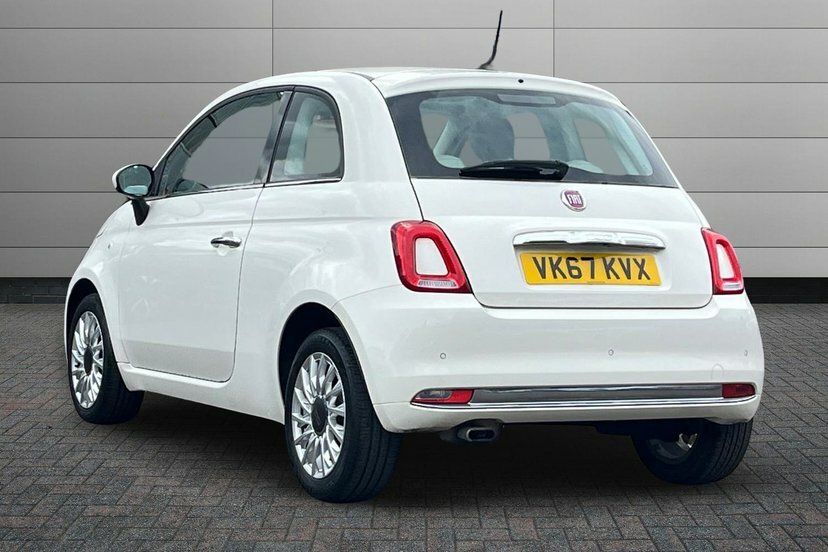 Fiat 500 1.2 Lounge Hatchback 69 Bhp White #3
