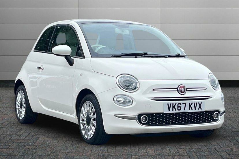 Fiat 500 1.2 Lounge Hatchback 69 Bhp White