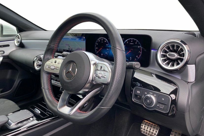 Mercedes-Benz A Class A200 Amg Line Premium Plus 2 Hatchback Petro OV70BRX White #5