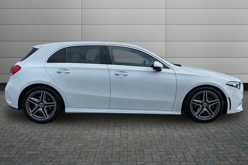 Mercedes-Benz A Class A200 Amg Line Premium Plus 2 Hatchback Petro OV70BRX White #3