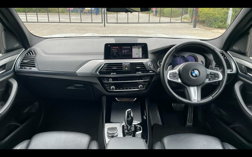 BMW X3 X3 Xdrive20d M Sport White #4