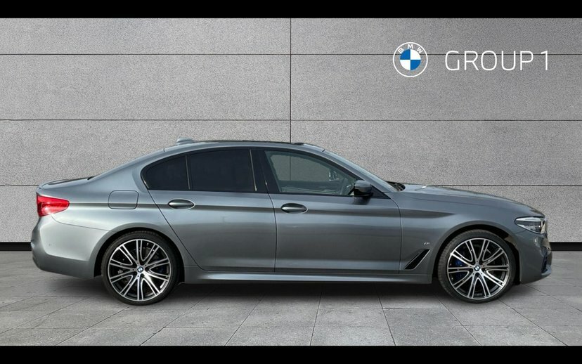 BMW 5 Series 530E M Sport Iperformance Saloon Blue #3