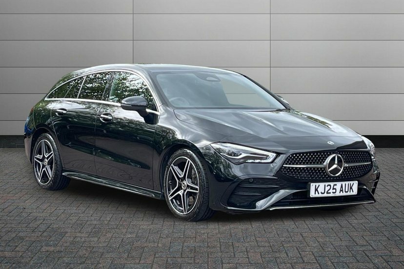 Mercedes-Benz CLA Class 1.3 Cla200h Mhev Amg Line Executive Shooting Bra Black