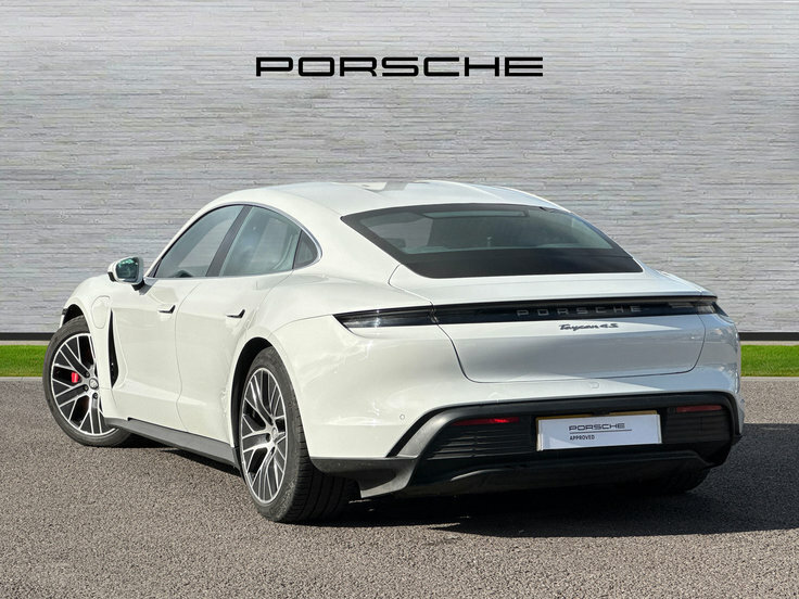 Porsche Taycan Performance 79.2Kwh 4S Saloon 4W White #2