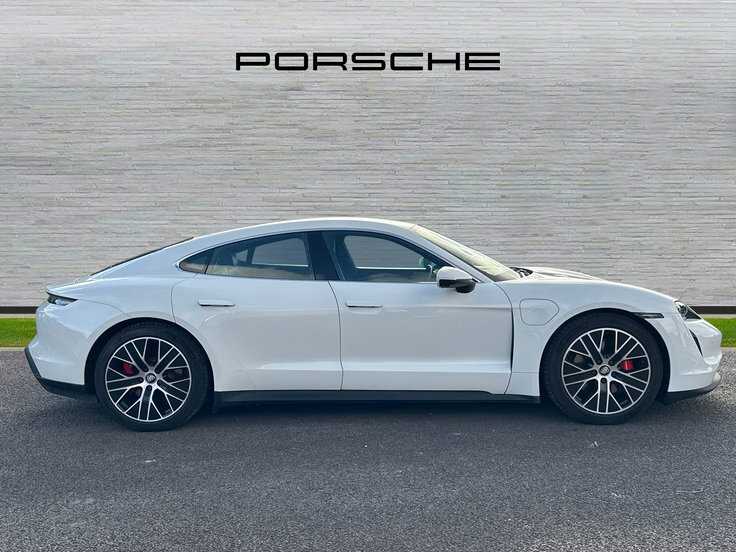 Porsche Taycan Performance 79.2Kwh 4S Saloon 4W White #3
