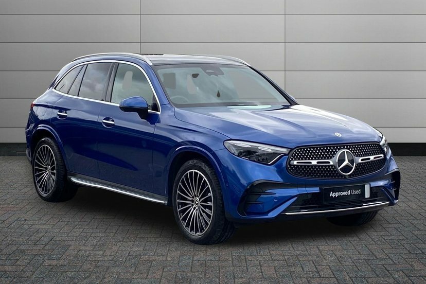 Mercedes-Benz GLC Class 2.0 Glc300h Mhev Amg Line Premium Plus Suv P Blue