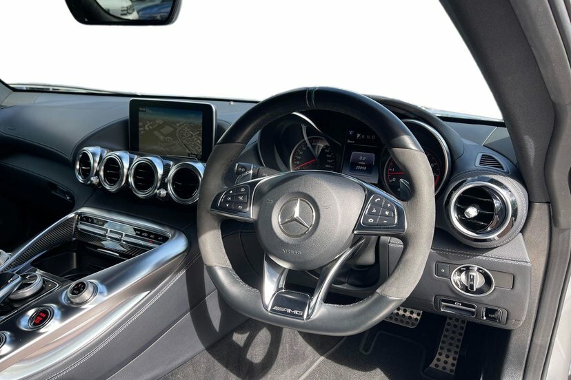 Mercedes-Benz AMG GT V8 Biturbo S Premium Coupe Silver #5