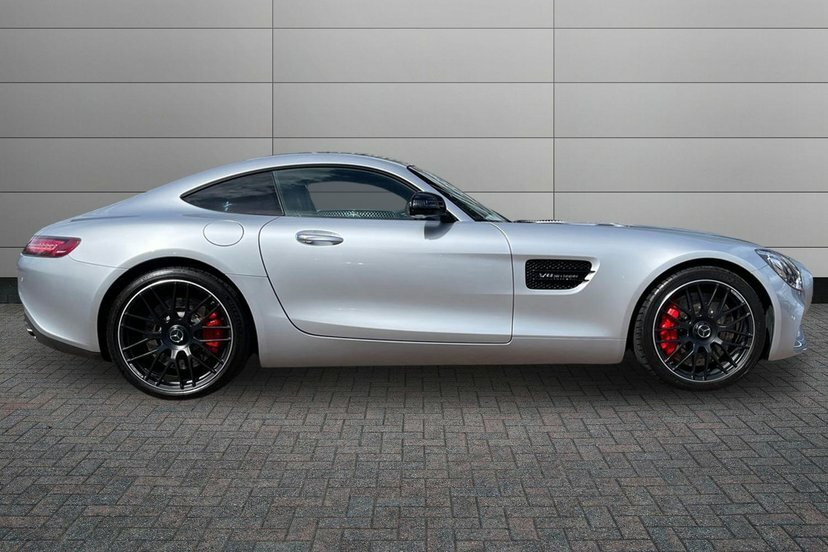 Mercedes-Benz AMG GT V8 Biturbo S Premium Coupe Silver #3