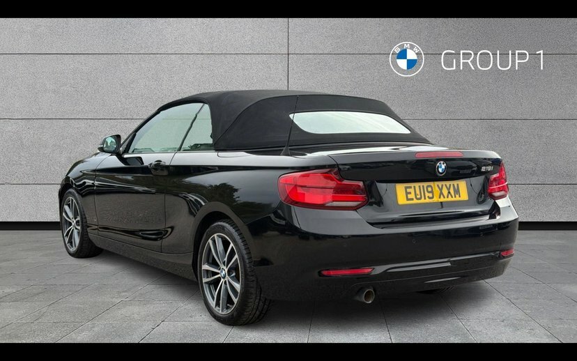 BMW 2 Series 218I Sport Convertible Black #2