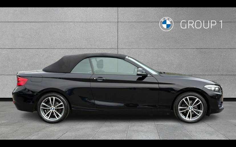 BMW 2 Series 218I Sport Convertible Black #3