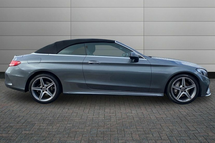 Mercedes-Benz C Class 2.0 C200 Amg Line Cabriolet G-tronic Grey #3