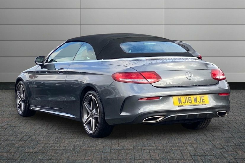 Mercedes-Benz C Class 2.0 C200 Amg Line Cabriolet G-tronic Grey #2