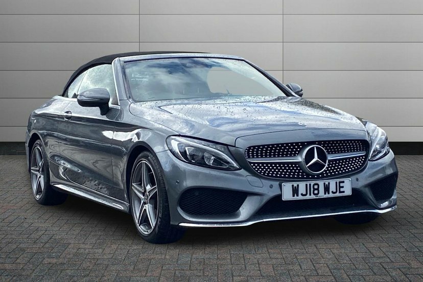 Mercedes-Benz C Class 2.0 C200 Amg Line Cabriolet G-tronic Grey