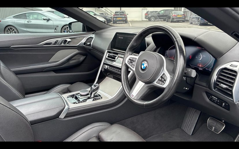 BMW 8 Series 840I Convertible Black #6