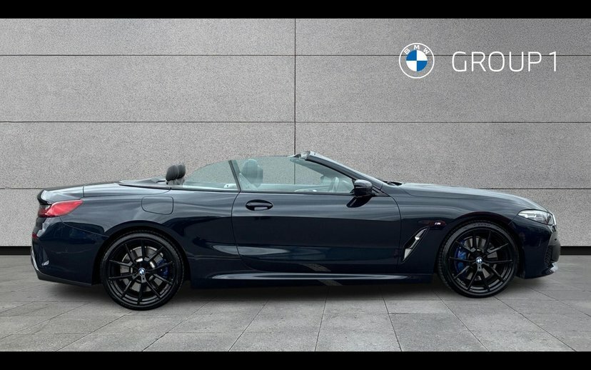 BMW 8 Series 840I Convertible Black #3