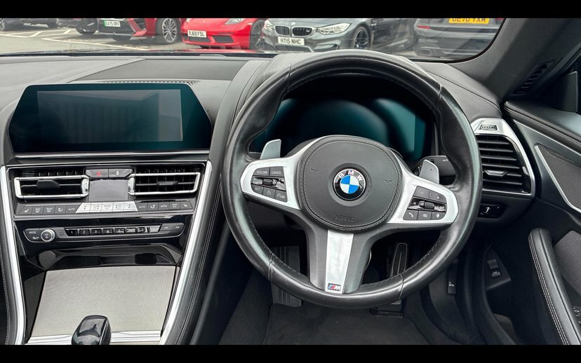 BMW 8 Series 840I Convertible Black #5