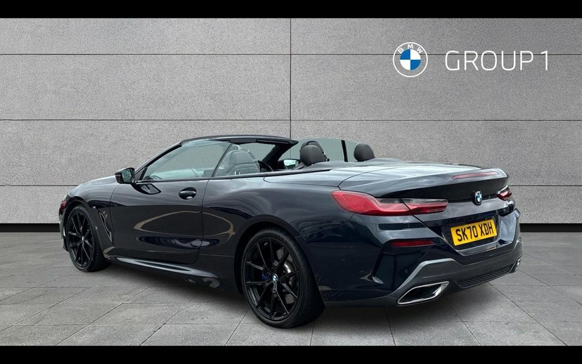 BMW 8 Series 840I Convertible Black #2