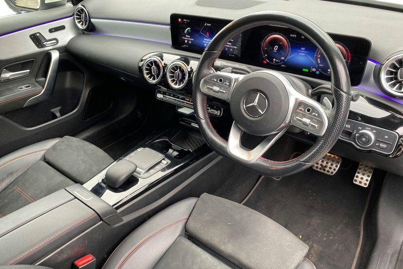 Mercedes-Benz A Class 1.3 A250e 15.6Kwh Amg Line Premium Plus 2 Saloon White #5