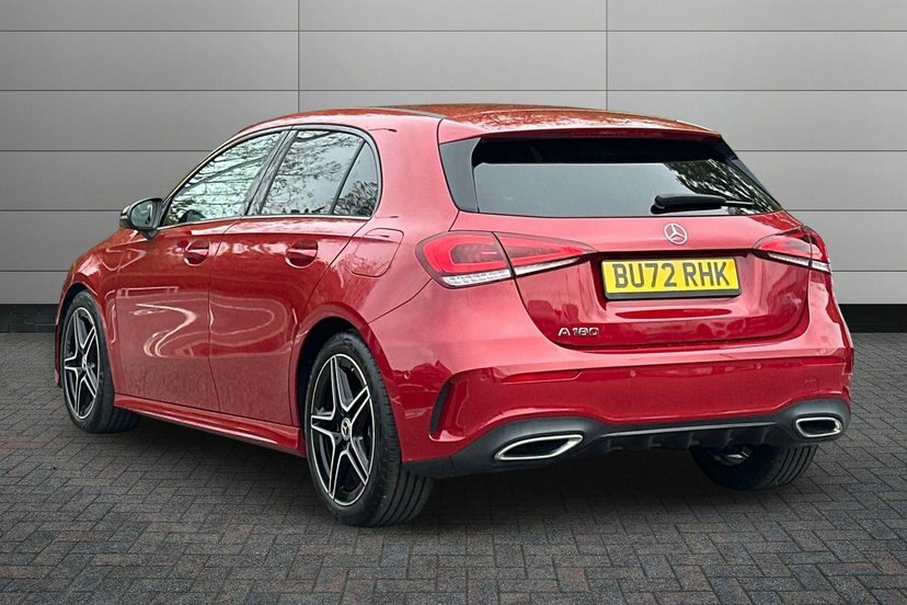 Mercedes-Benz A Class 1.3 A180 Amg Line Executive Hatchback Red #2
