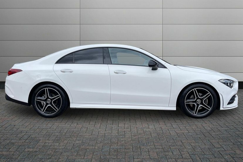 Mercedes-Benz CLA Class 1.3 Cla180 Amg Line Premium Coupe 7G- White #3