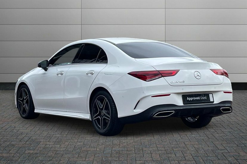 Mercedes-Benz CLA Class 1.3 Cla180 Amg Line Premium Coupe 7G- White #2