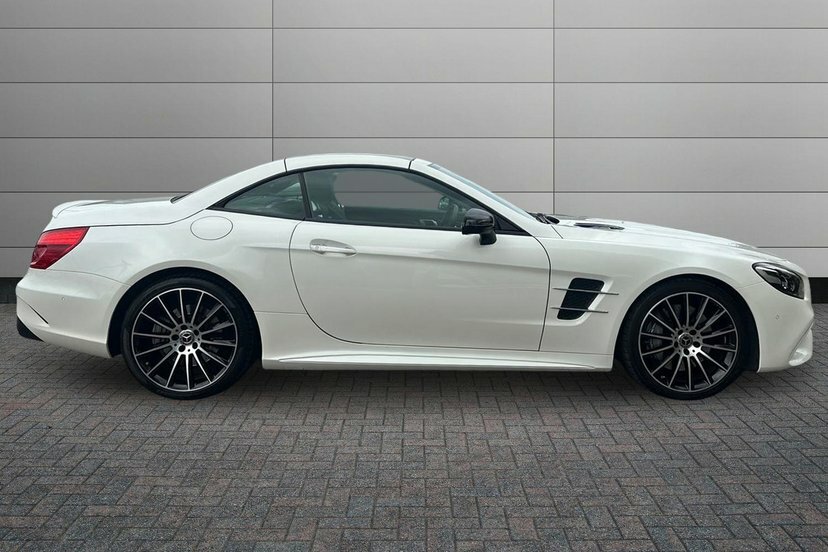 Mercedes-Benz SL Class Sl400 Amg Line Premium Convertible White #3