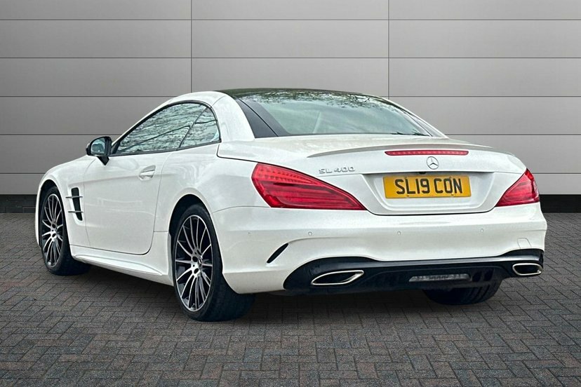 Mercedes-Benz SL Class Sl400 Amg Line Premium Convertible White #2