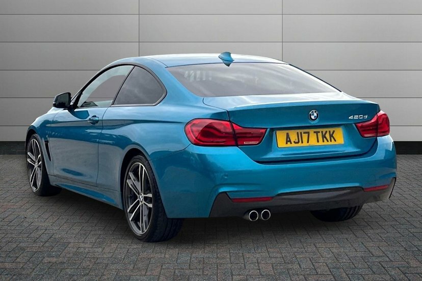 BMW 4 Series Gran Coupe 2.0 420D M Sport Coupe 190 Ps Blue #3