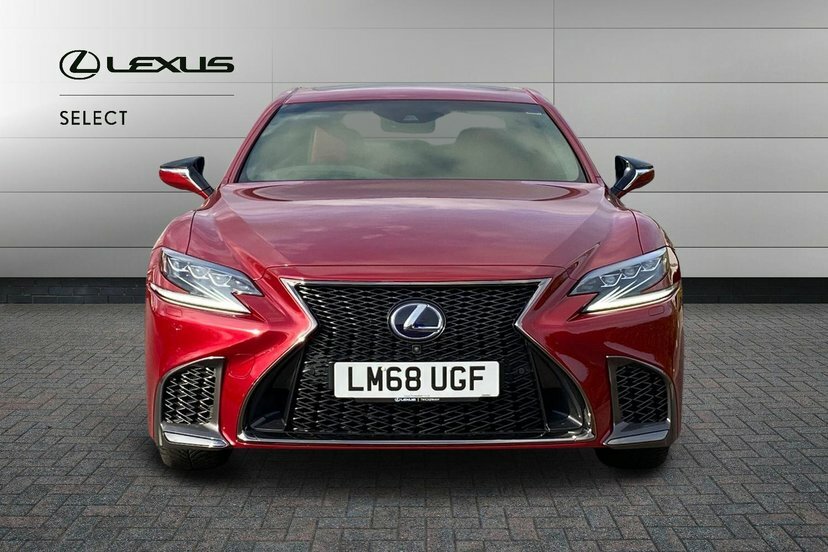 Lexus LS 3.5 500H V6 F Sport Saloon Hybrid E-cvt Red #6