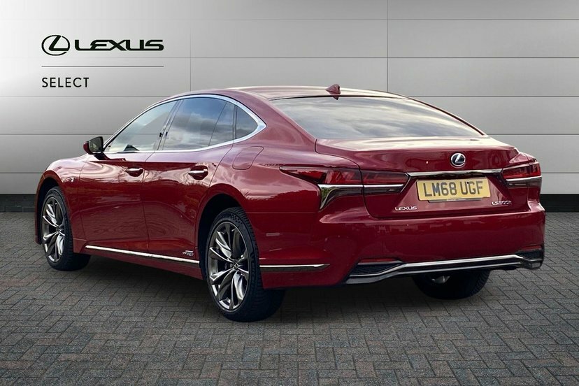 Lexus LS 3.5 500H V6 F Sport Saloon Hybrid E-cvt Red #2