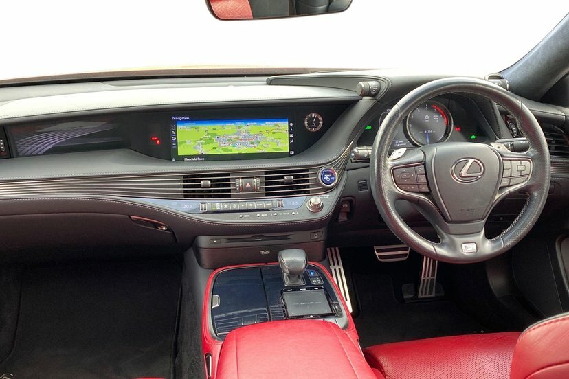 Lexus LS 3.5 500H V6 F Sport Saloon Hybrid E-cvt Red #5