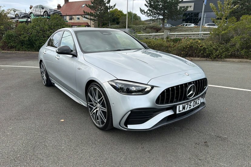Mercedes-Benz C Class Amg Line Silver #28