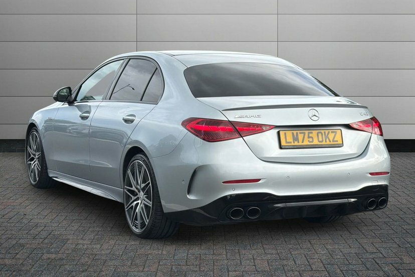 Mercedes-Benz C Class Amg Line Silver #2