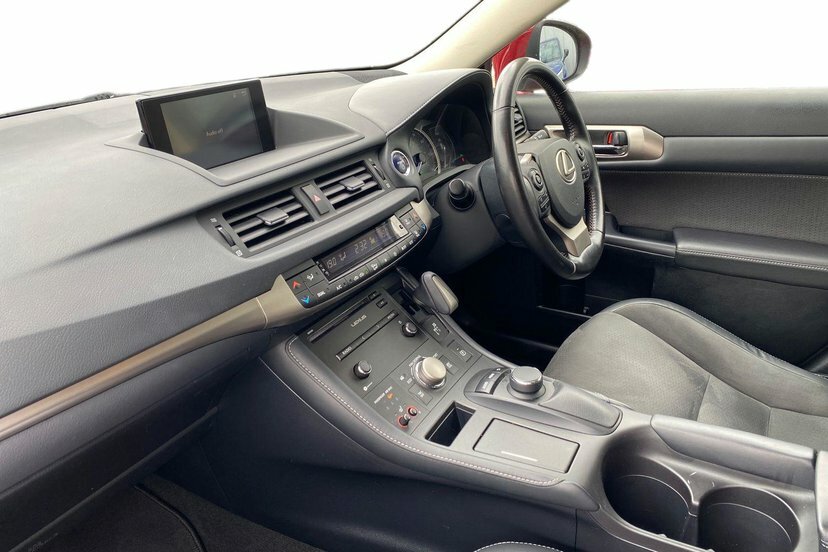 Lexus CT 1.8 200H Premium Pack Hatchback Hybrid Red #2