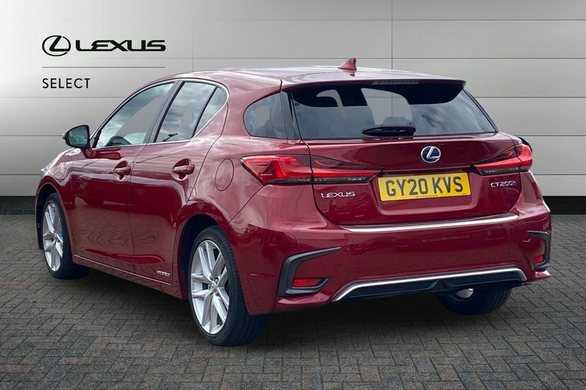 Lexus CT 1.8 200H Premium Pack Hatchback Hybrid Red #3