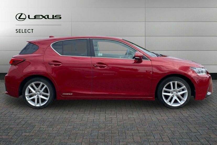 Lexus CT 1.8 200H Premium Pack Hatchback Hybrid Red #4