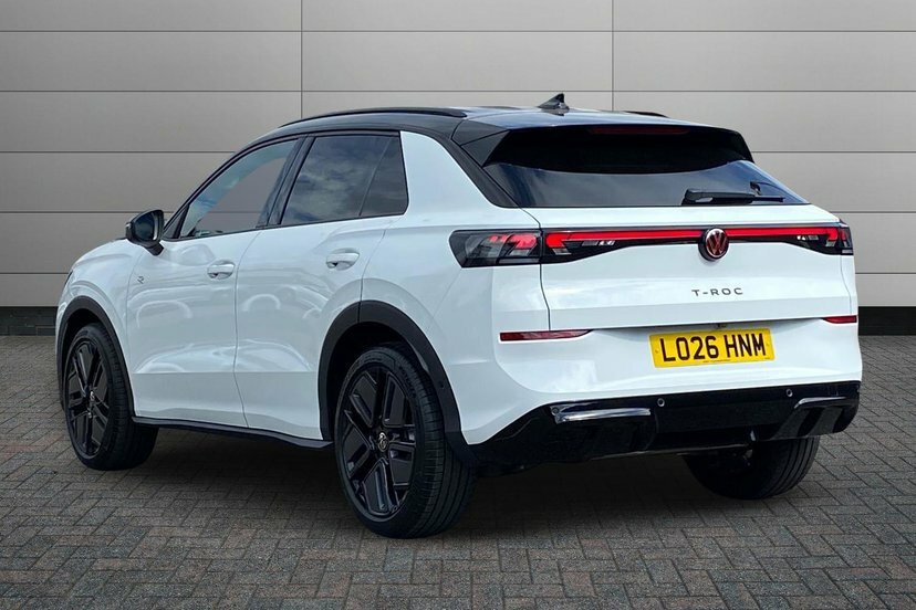 Volkswagen T-Roc 1.5 Etsi Mhev R-line Suv Hybrid Dsg 15 White #3