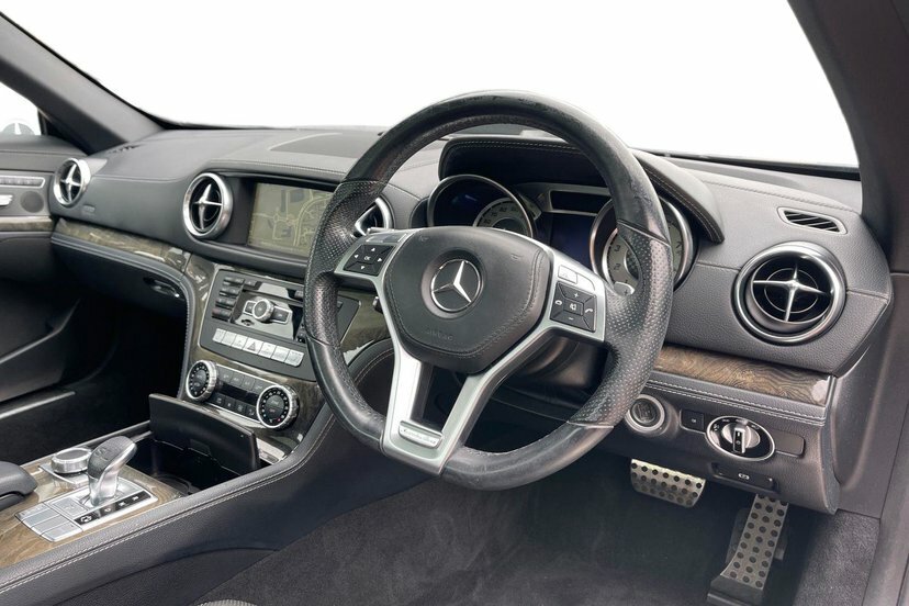 Mercedes-Benz SL Class Sl 350 White #5
