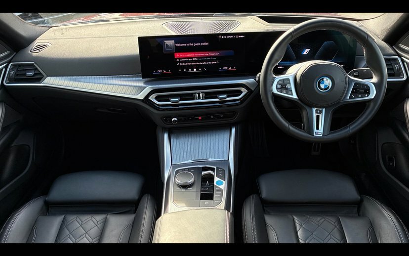 BMW i4 I4 M50 Red #4
